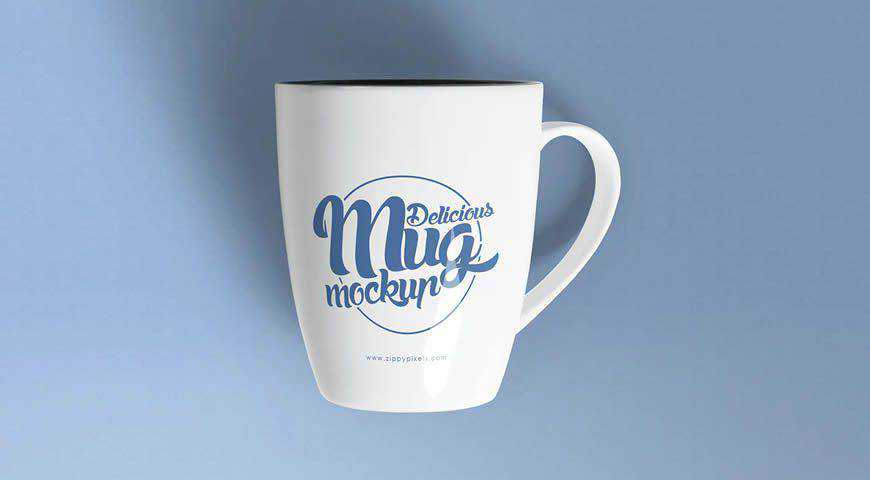 Coffee Mug Photoshop PSD Mockup Template