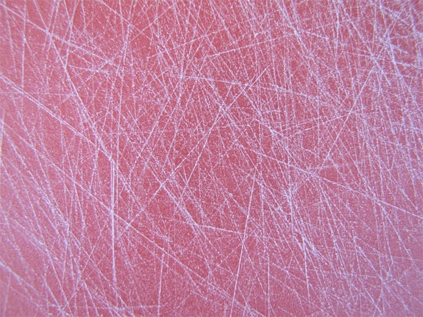 Photo of a scratched cutting board